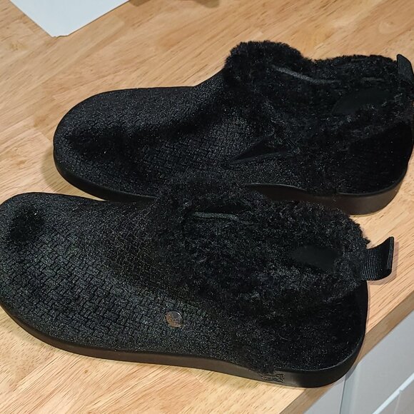 ALEGRIA®  BLACK SLIPPERS - SIZE 9 - Picture 3 of 7